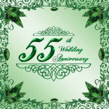 Elegant 55th Wedding Anniversary Collection
