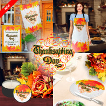 New! Leafy Typographic Thanksgiving Day Words