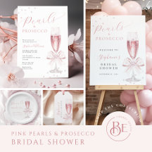 Pink Pearls and Prosecco Bridal Shower