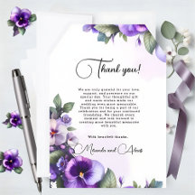 Thank you card
