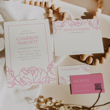Peony Garden Bridal Shower Collection - Pink