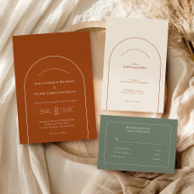 Simple Boho Arch Wedding Collection