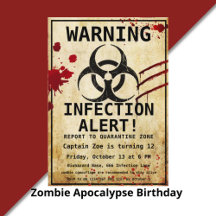Zombie Apocalypse Birthday Party