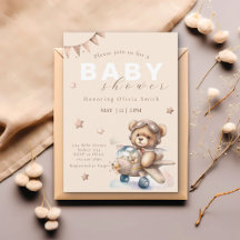 Teddy bear We can bearly wait baby shower