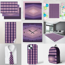 Shades Of Purple Geometric Abstract Art 