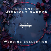 Enchanted Midnight Garden Wedding Stationery