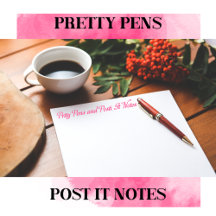 PRETTYPENS and POST-IT NOTES