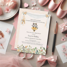 Ballerina Animals in Tutus Baby Shower