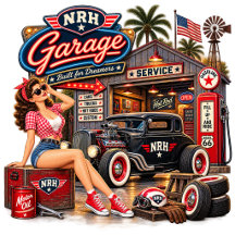 NRH Garage   Vintage Hot Rod & Pin-Up Collection