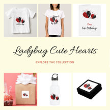 Ladybug Heart Cute