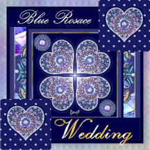 Blue Rosace Wedding