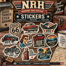 Vintage Americana Stickers   Normandy Road Heritag
