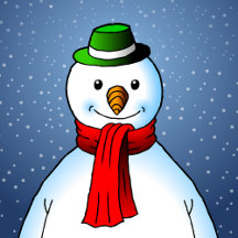 Cute & Merry Snowman
