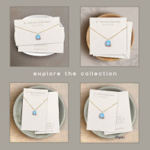 White Linen (image) Necklace & Bracelet Displays