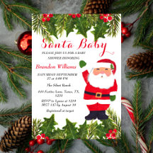 Santa Baby Baby shower
