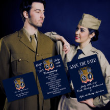 Antique-Style Military Couple