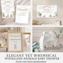 Woodland Animals Baby Shower