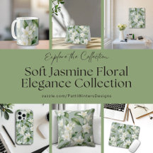 Soft Jasmine Floral Elegance Collection