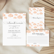 She's on Cloud 9 Minimalist Modern Bridal Shower 