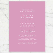 Pink Botanical Wedding