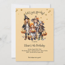 Let's get spooky spooktacular birthday