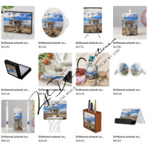 Gifts with driftwood artwork design