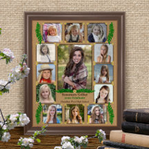 Graduation School Years Photo Collage Collection