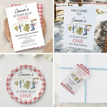 Vintage O-Fish-Ally One 1st Birthday Collection