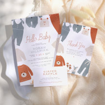 Hello Baby   Boho Clothes Baby Shower