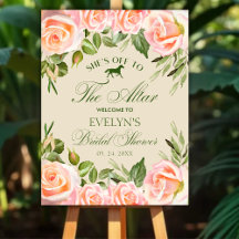 Off to the altar Derby Floral Bridal Shower