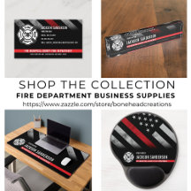 Fire Department Business Cards and Office Supplies