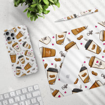 Coffee Cup Pattern - Home Decor and Accessories