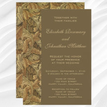 William Morris Acanthus Wedding Set