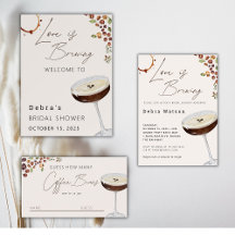 Love Is Brewing Espresso Martini Bridal Shower