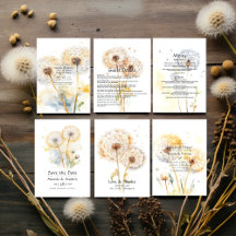 Dandelion Wedding
