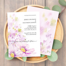 Romantic Soft Lilac Pink Flowers
