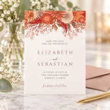 Elegant Terracotta Fall Wedding
