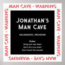 Poster Man Cave