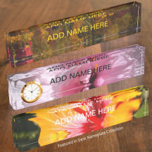 Desk Nameplate