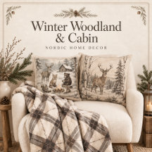 Winter Woodland & Cabin | Nordic Home Decor