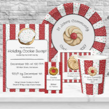 Holiday Cute Italian Cookies Exchange