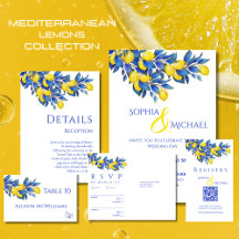 Mediterranean-Lemons-Wedding Collection