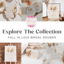Fall In Love Boho Bouquet Bridal Shower