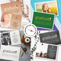SIMPLE MINIMALIST GRADUATE MODERN PHOTO GRADUATION