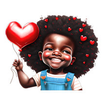 Romantic red heart everyday feelings