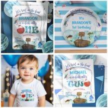 O-fish-ally One, Little Fisherman Fishing themed