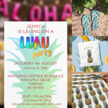 Pineapple Party Luau and more