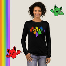 Cute Pride Rainbow Colors Ghosts Halloween