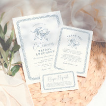 Whimsical Lemon Illustration Bridal Shower