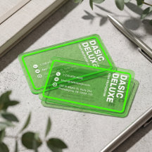 Translucent Business Cards